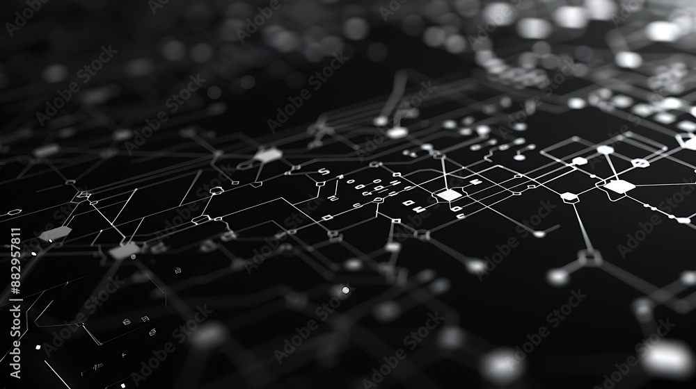 Obraz premium technology background