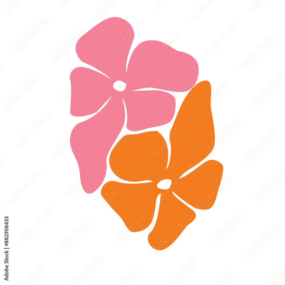 flores rosado y naranja flores rosado y naranja