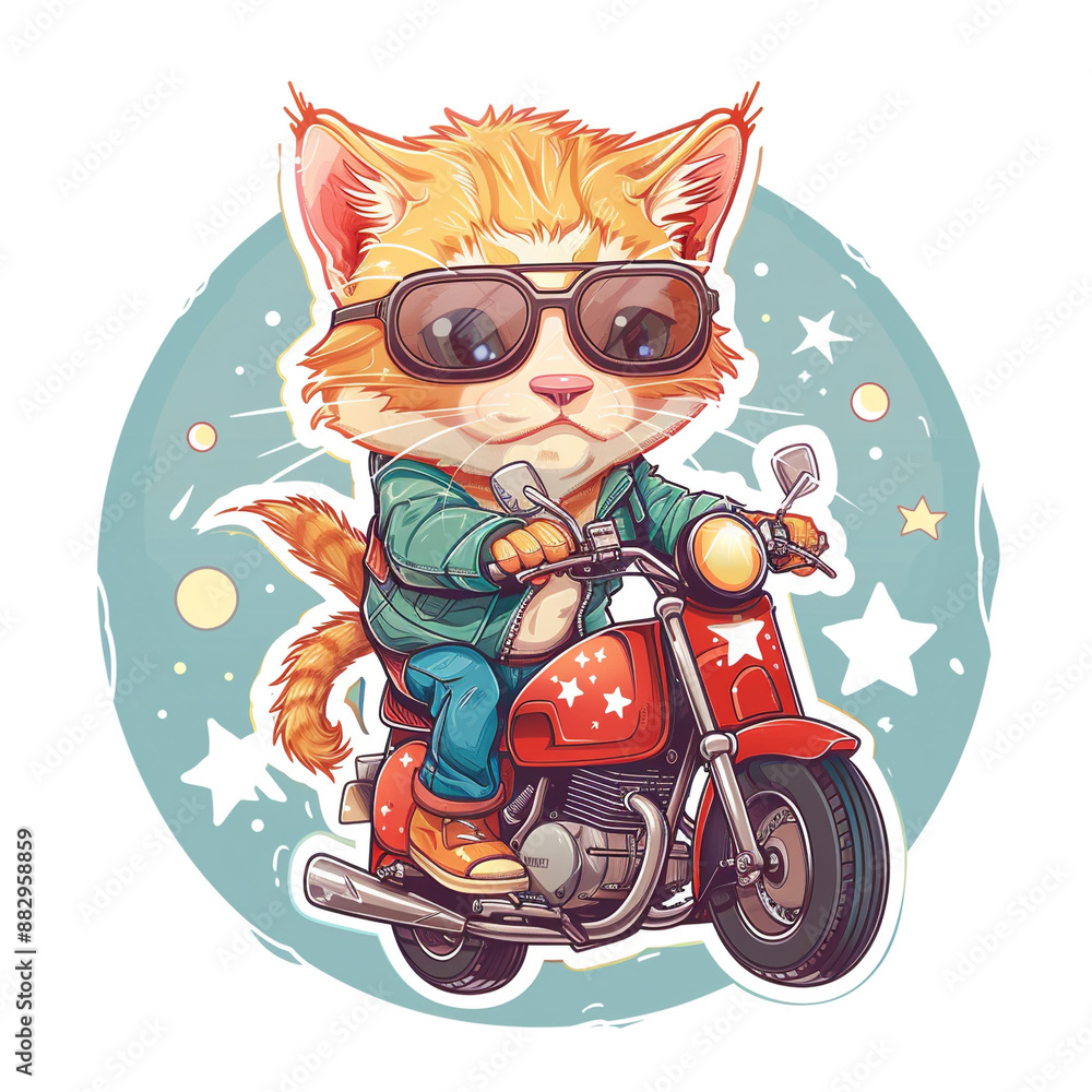 t-shirt design, cartoon cat t-shirt design, cartoon cat