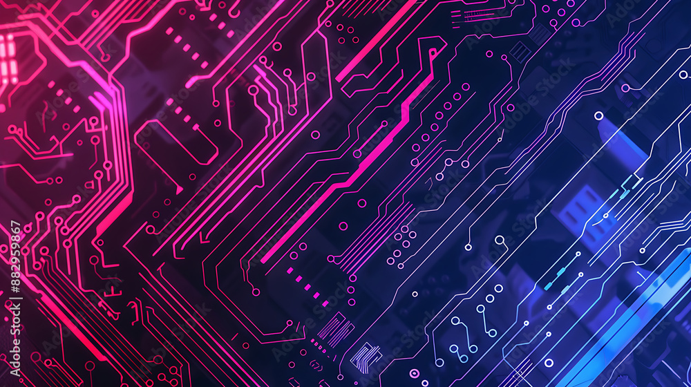 Obraz premium technology background