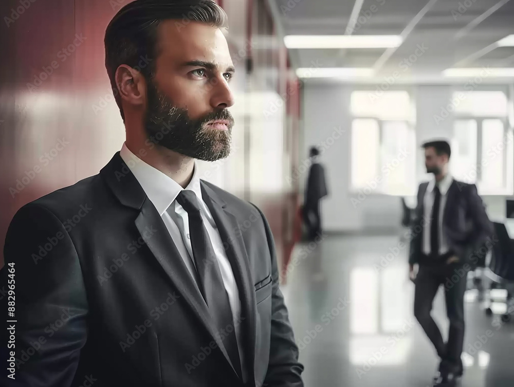 Portrait of a successful businessman at work Portrait of a successful businessman at work
