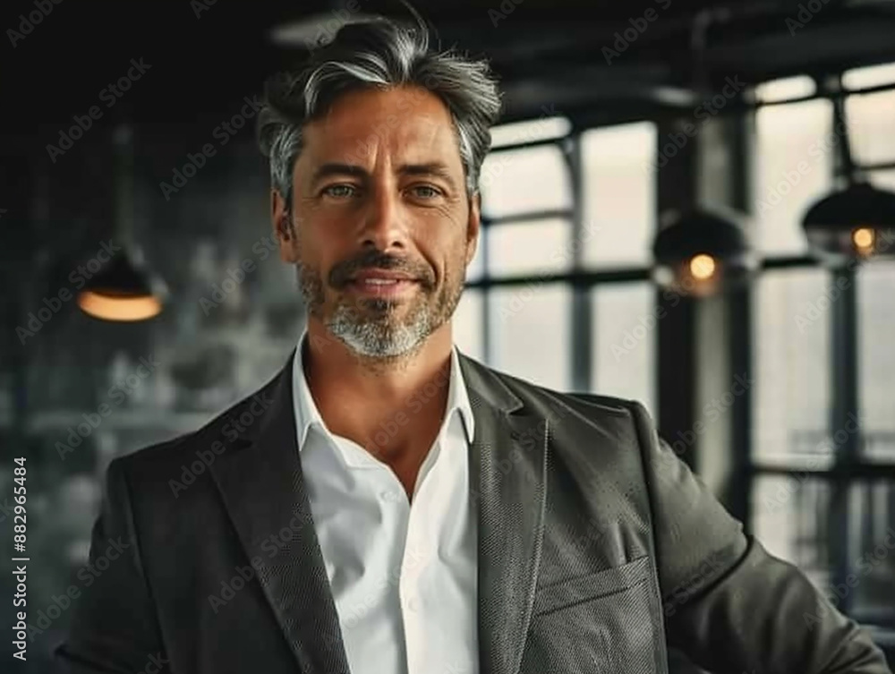 Portrait of a successful businessman at work Portrait of a successful businessman at work