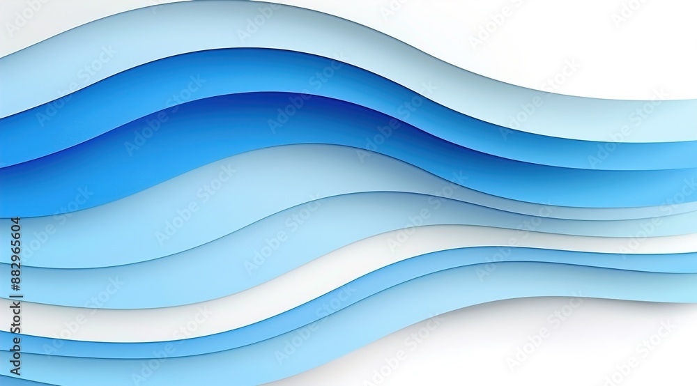 Obraz premium abstract blue wave