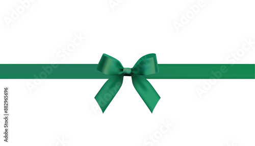 green bow vector design material