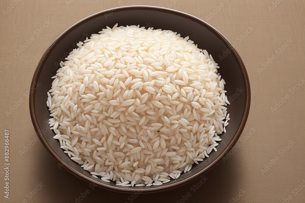 Uncooked Rice Grains Uncooked Rice Grains