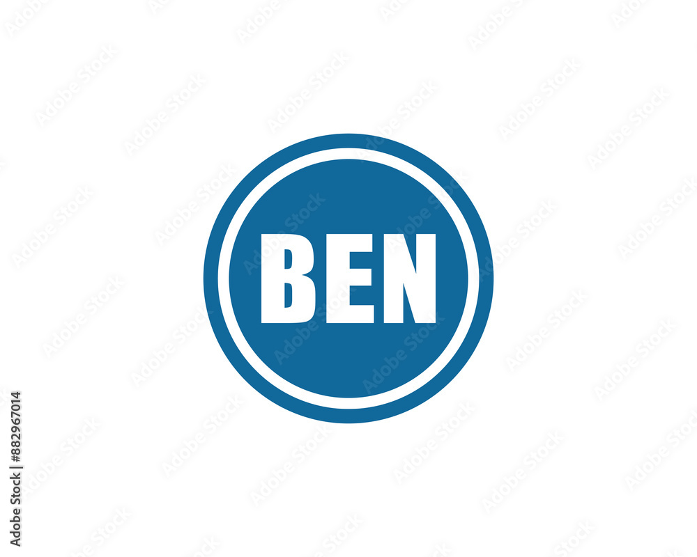 BEN logo design vector template. BEN logo design. BEN logo design vector template. BEN logo design.