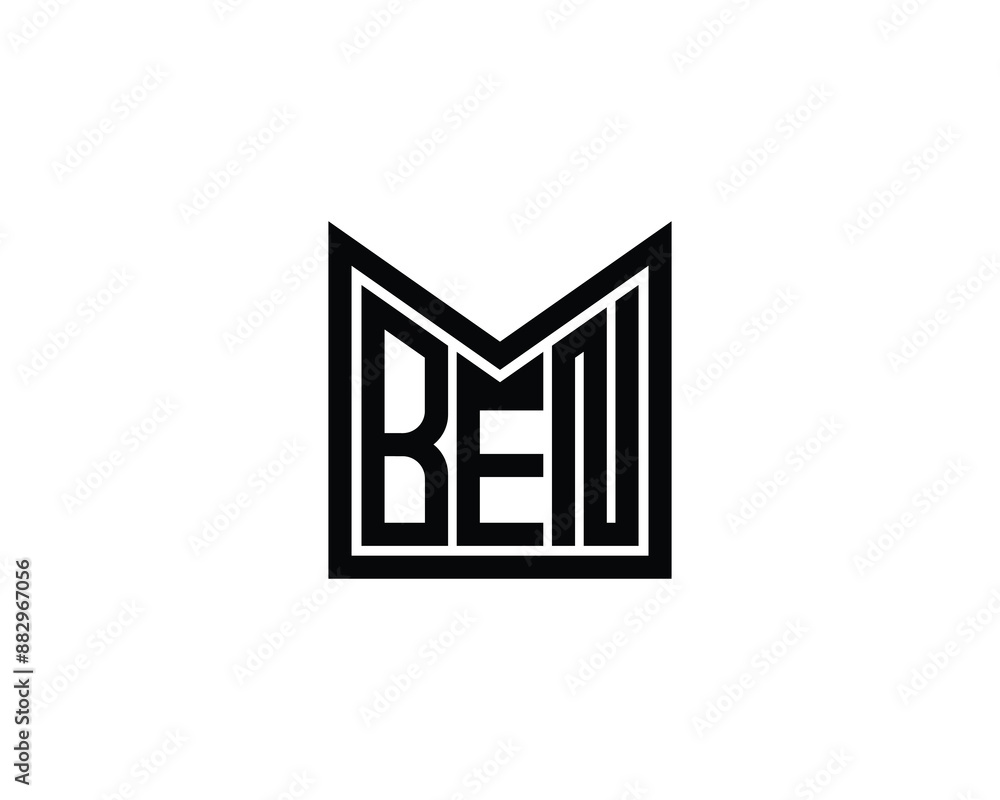 BEN logo design vector template. BEN logo design. BEN logo design vector template. BEN logo design.