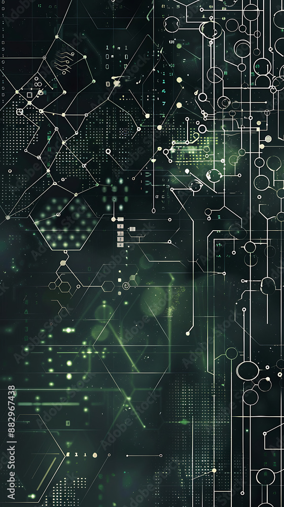 Obraz premium technology background