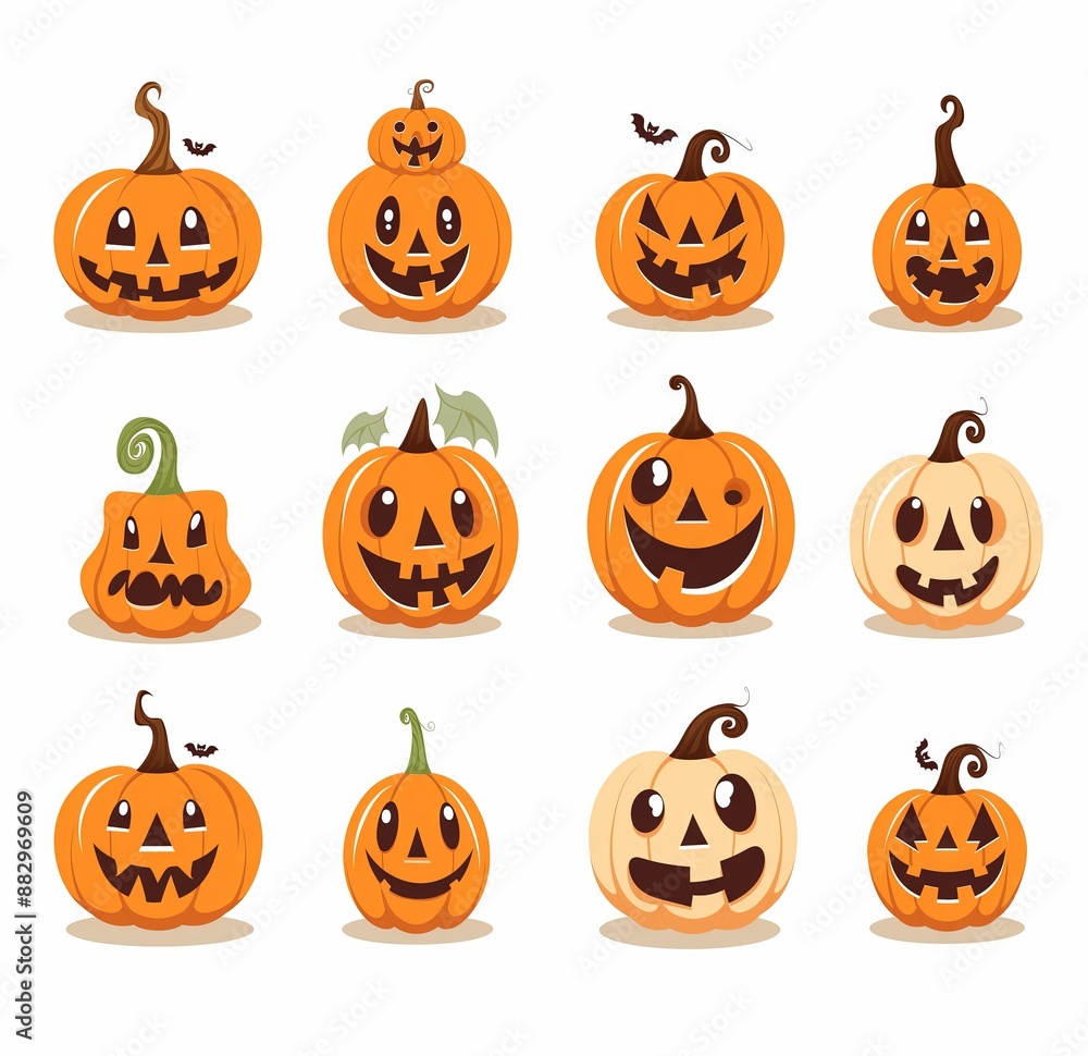Halloween Pumpkin Faces Halloween Pumpkin Faces