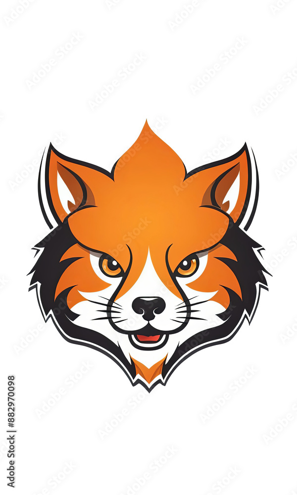 icon with a mascotte for merchandising, brand identity symbol icon with a mascotte for merchandising, brand identity symbol