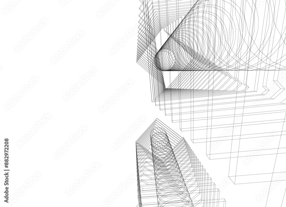 architectural drawing 3d architectural drawing 3d