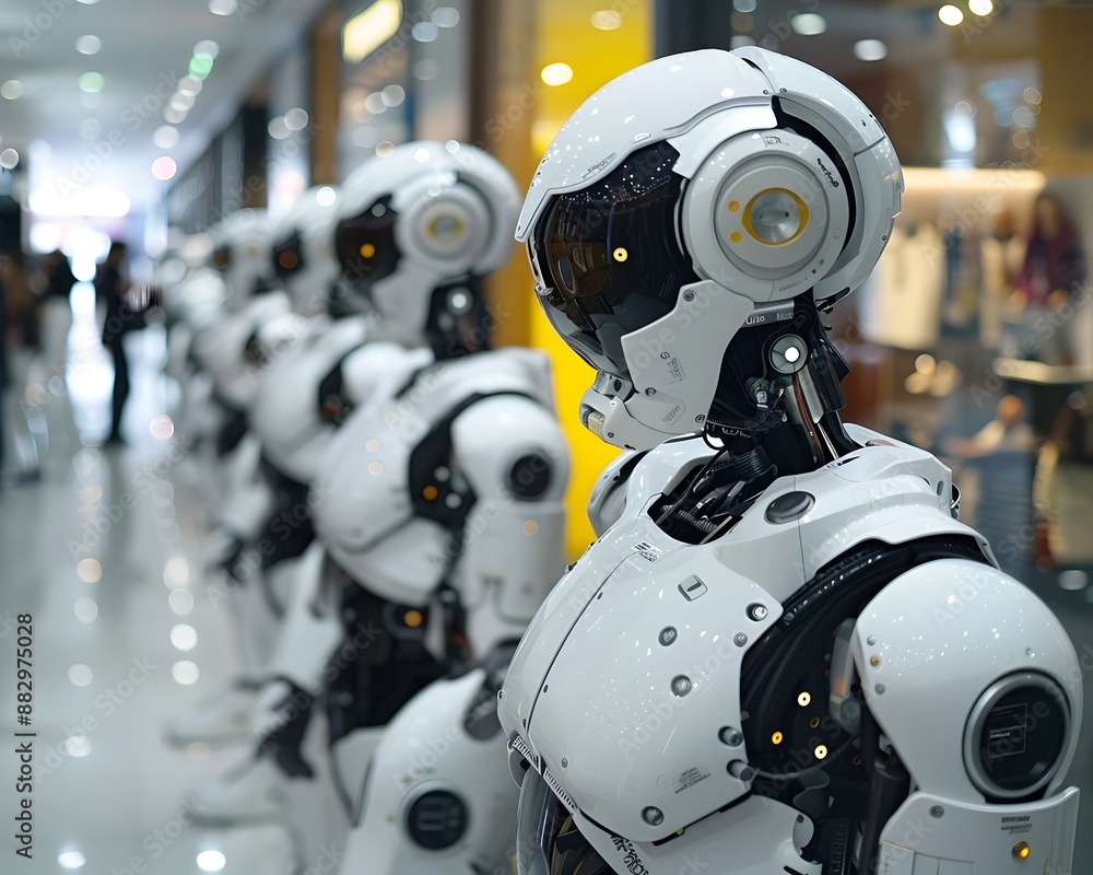 Service Robots Assisting Customers in a High Tech Retail Store Blending Shopping with Advanced Technology Service Robots Assisting Customers in a High Tech Retail Store Blending Shopping with Advanced Technology