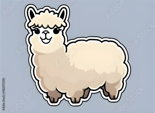 Wallpaper Mural alpaca  generative ai Torontodigital.ca