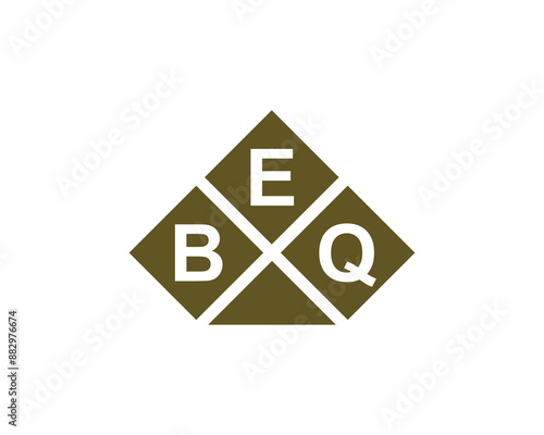 BEQ logo design vector template. BEQ logo design.