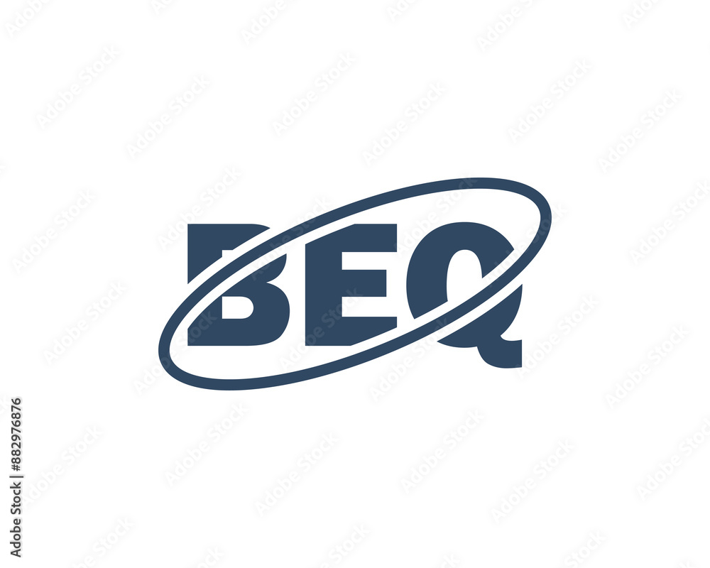 BEQ logo design vector template. BEQ logo design. BEQ logo design vector template. BEQ logo design.