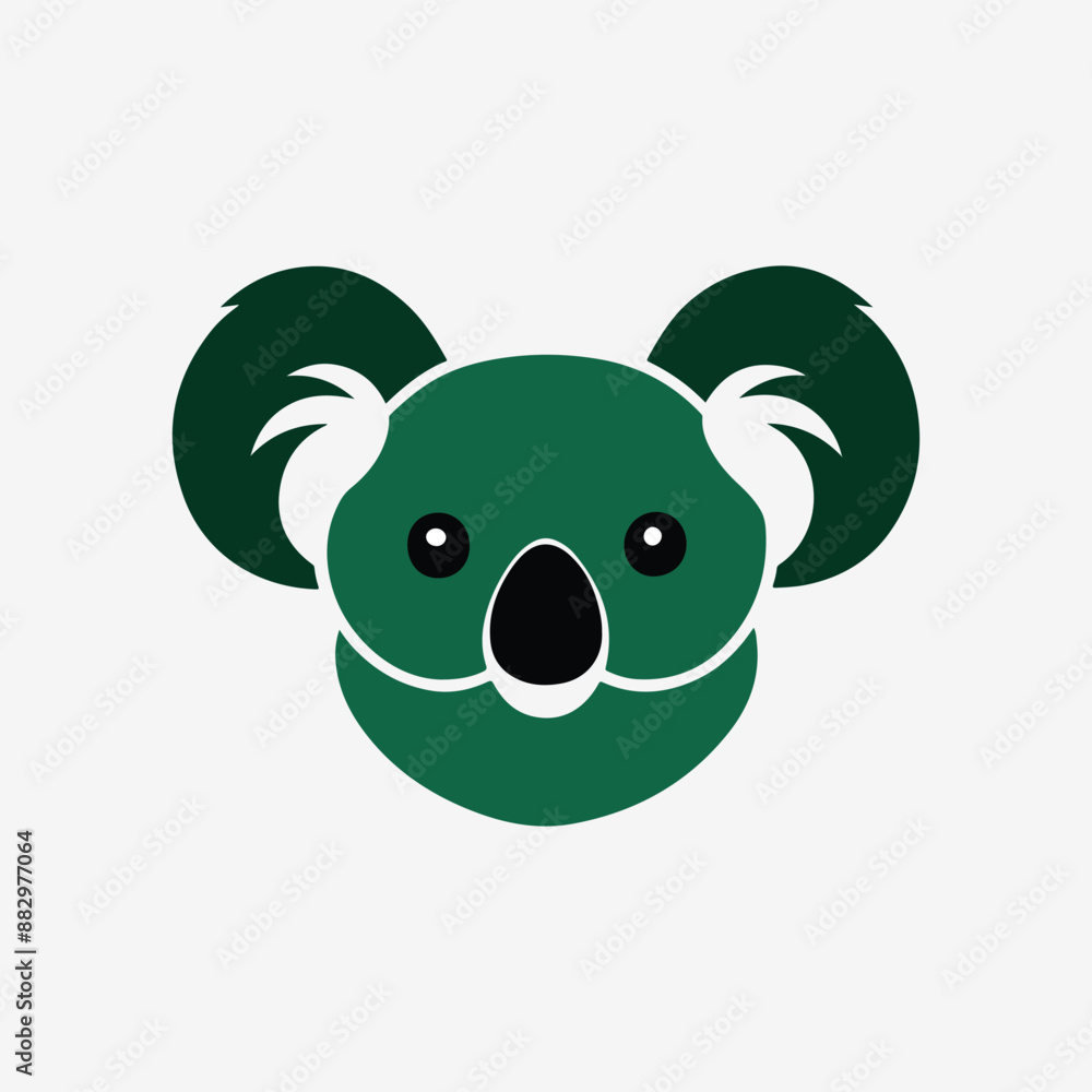 a Koala icon silhoutte vector style a Koala icon silhoutte vector style
