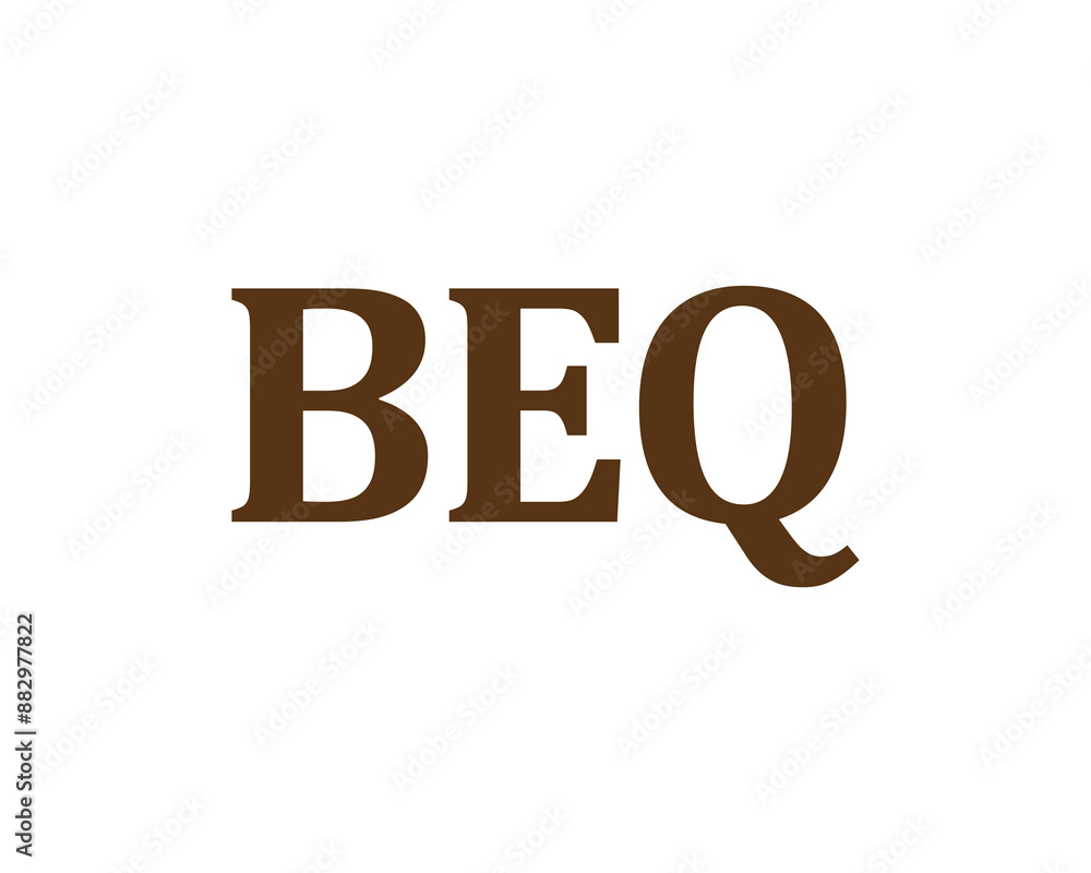 BEQ logo design vector template. BEQ logo design. BEQ logo design vector template. BEQ logo design.