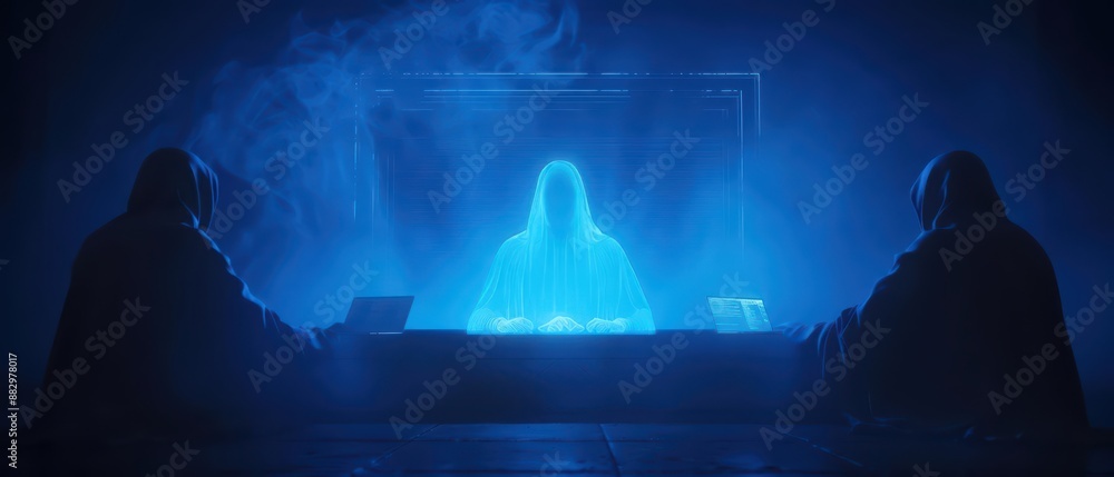 A supernatural scene unfolded as ghostly entrepreneurs pitched their otherworldly ideas, their ethereal business plans glowing with innovation A supernatural scene unfolded as ghostly entrepreneurs pitched their otherworldly ideas, their ethereal business plans glowing with innovation
