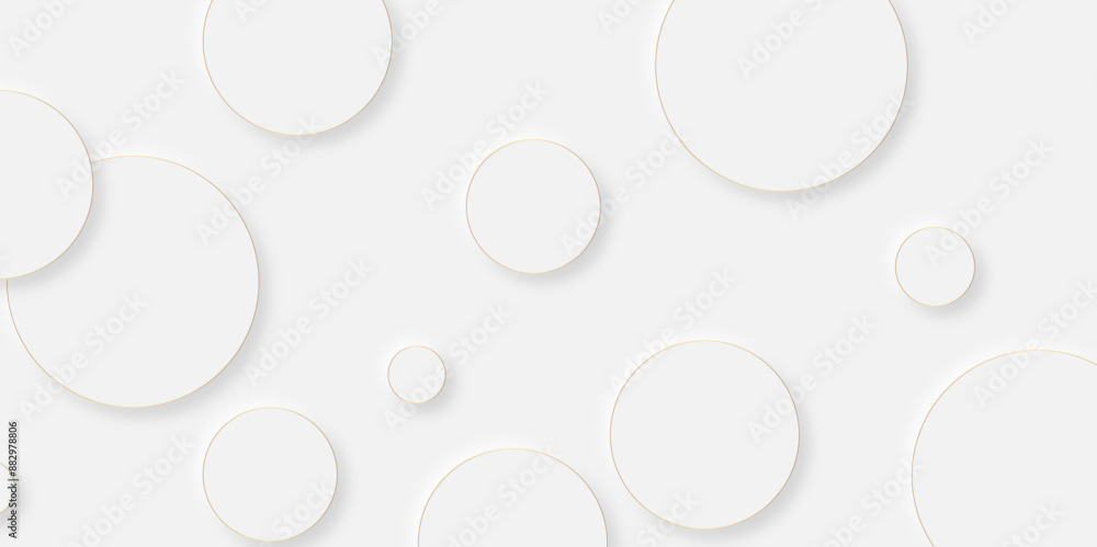 Abstract gray geometric modern circle background Neomorphs design. circle shape overlap design abstract Minimal style white neomorphism website banner, Vector business presentation background. Abstract gray geometric modern circle background Neomorphs design. circle shape overlap design abstract Minimal style white neomorphism website banner, Vector business presentation background.