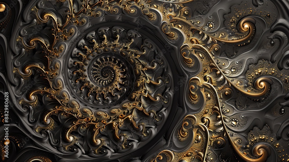 Spiral pattern wallpaper Spiral pattern wallpaper