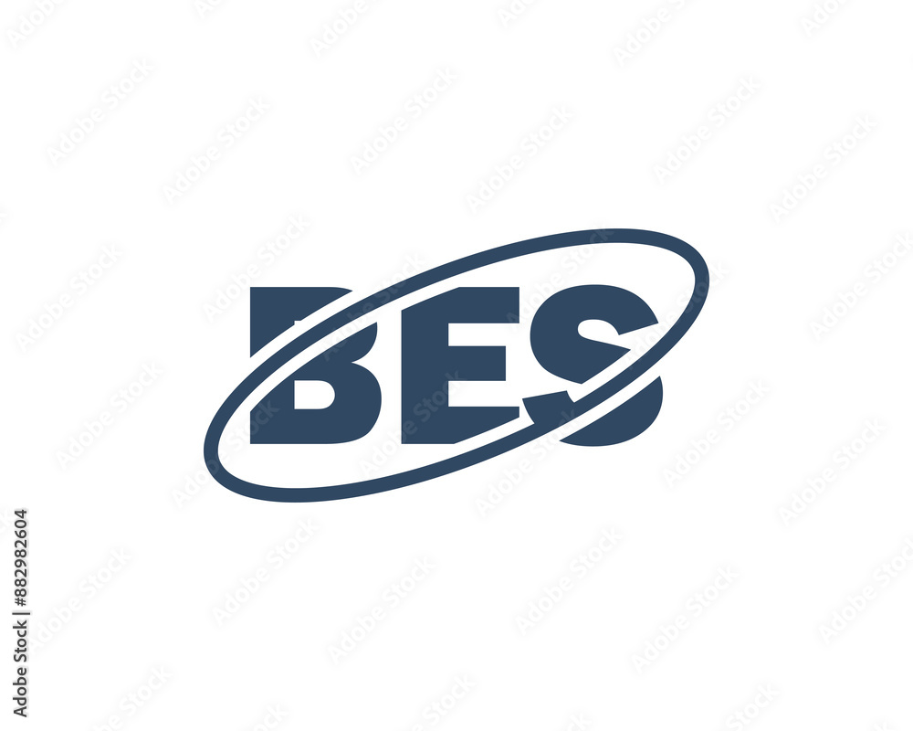 BES logo design vector template. BES letter logo design. BES logo design vector template. BES letter logo design.