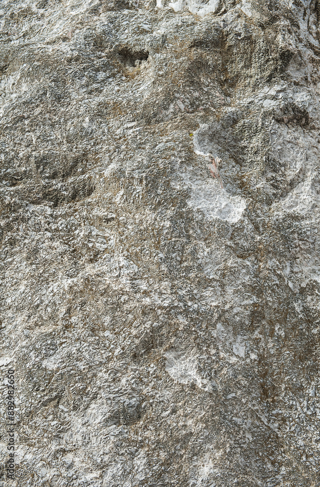 Stone surface from excavation and erosion Stone surface from excavation and erosion