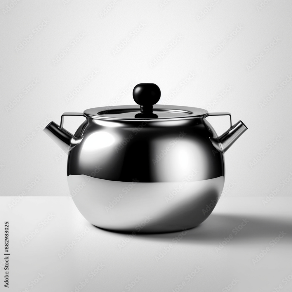 PHOTO OF AN ALUMINUM POT STUDIO PHOTO 