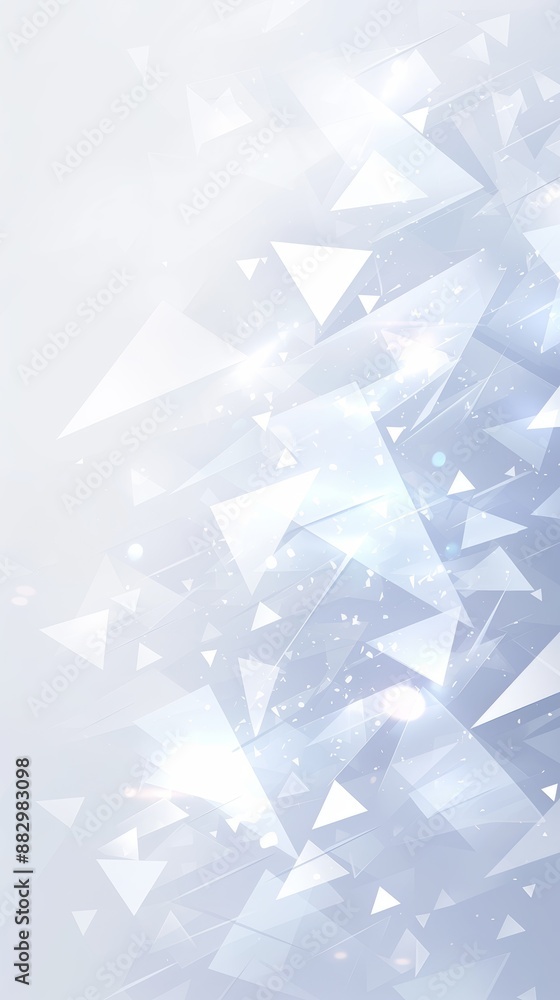White origami paper vector triangle pattern with light and shadow, abstract geometric design for business card White origami paper vector triangle pattern with light and shadow, abstract geometric design for business card