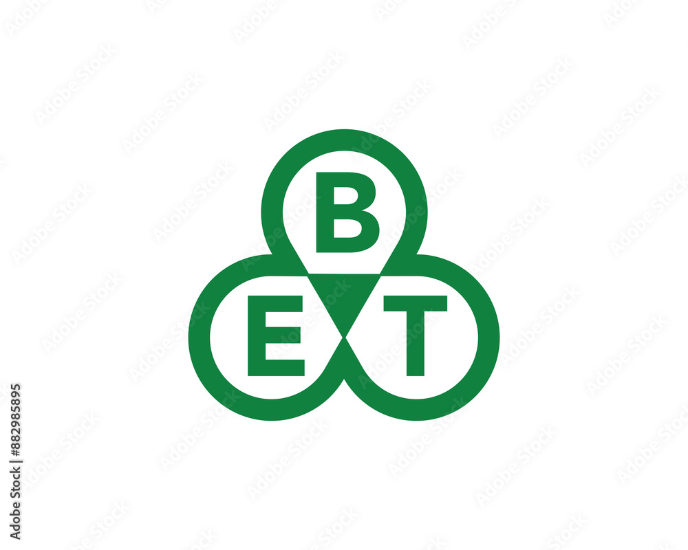 BET Logo design vector template. BET letter logo design. BET Logo design vector template. BET letter logo design.