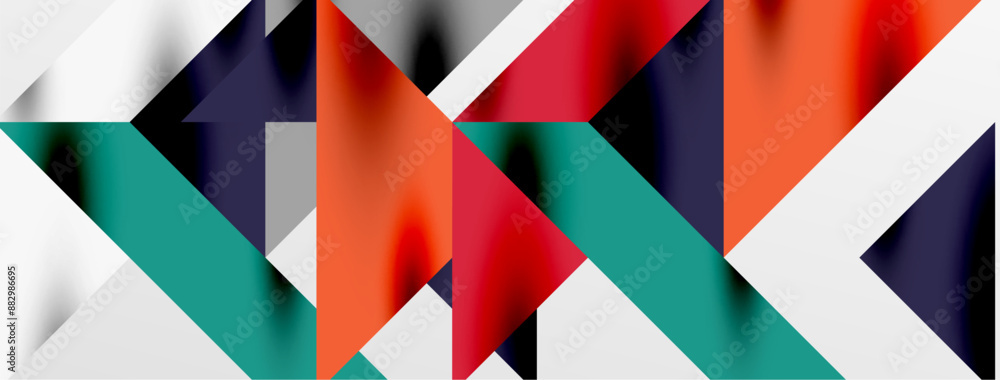 Tech minimal overlapping triangle shapes elements geometric graphic pattern Tech minimal overlapping triangle shapes elements geometric graphic pattern