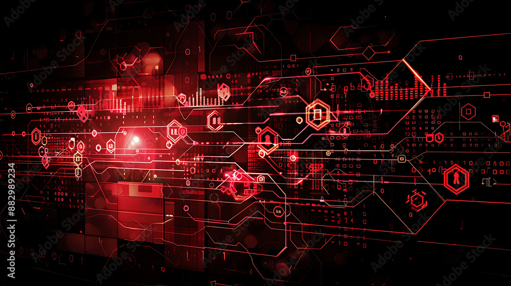 Obraz premium technology background