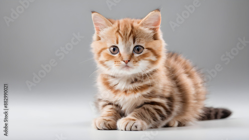 cat isolated on white background