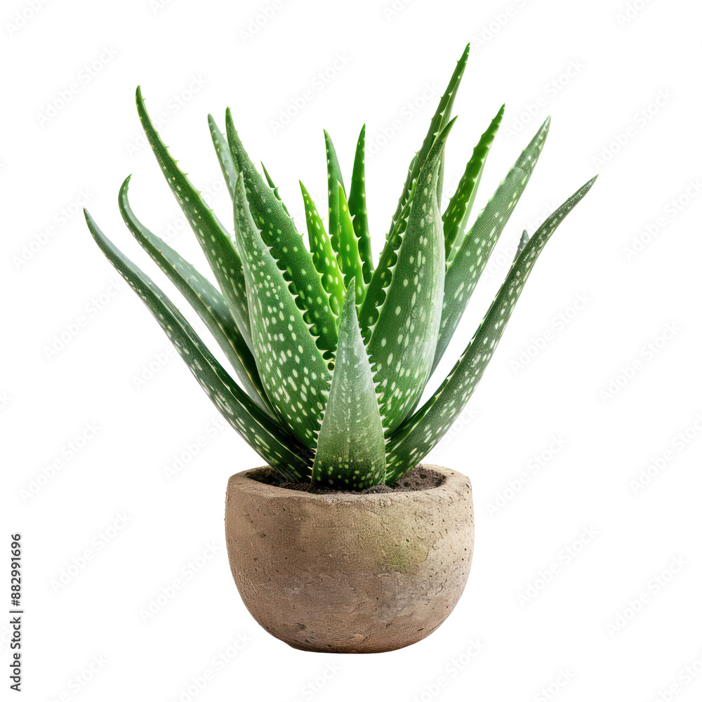 a single one pot of aloe vera plant a single one pot of aloe vera plant