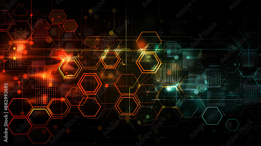 Obraz premium technology background