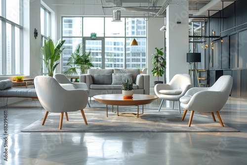 3 d rendering of a modern interior