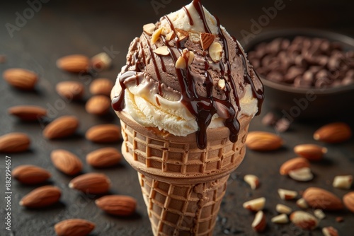 delicious chocolate ice cream