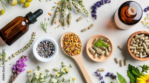 Wallpaper Mural Natural Healing Products: Herbal Remedies and Traditional Medicine for Health and Wellness Torontodigital.ca