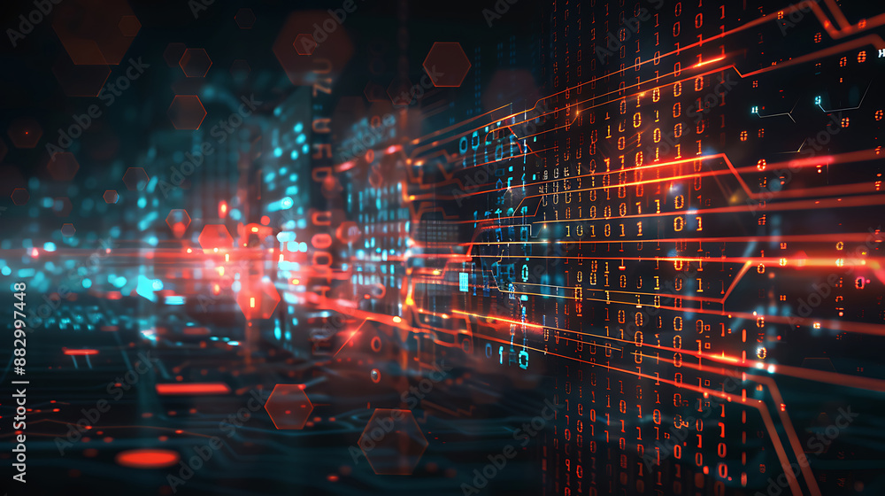 Obraz premium technology background