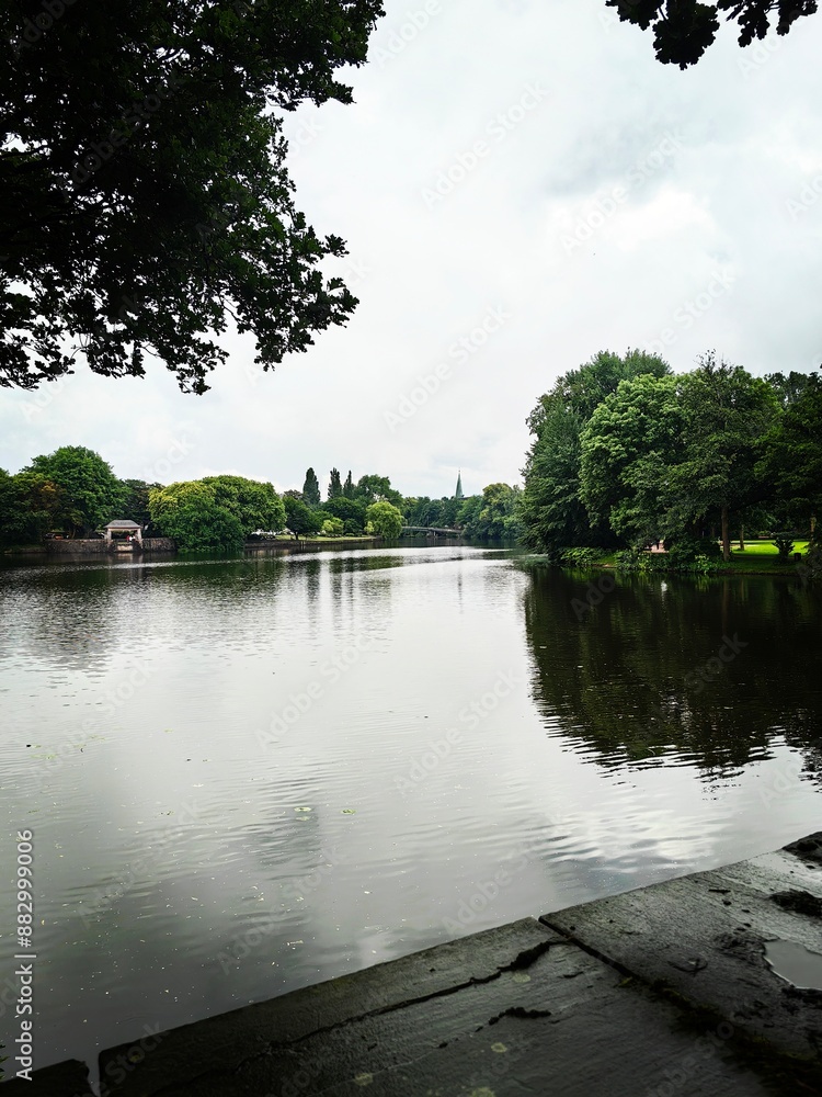 Obraz premium lake in the park