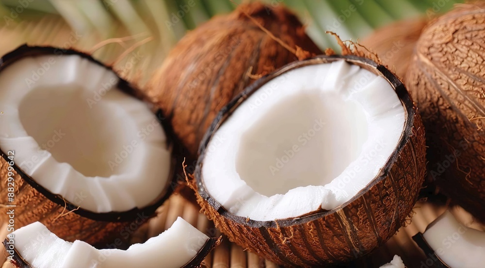 coconut on the table coconut on the table