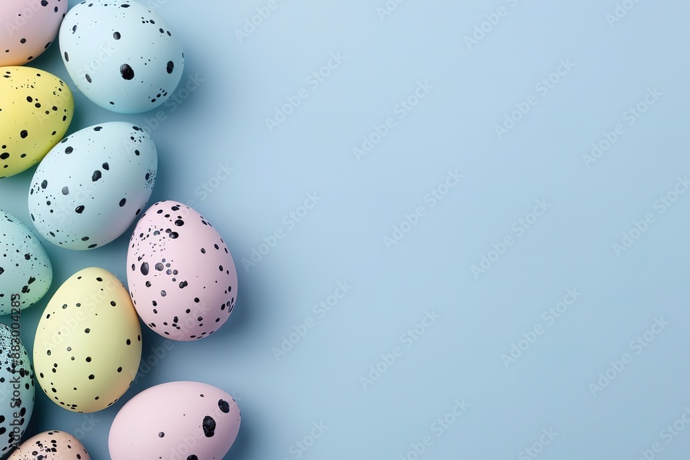 Easter eggs on a bright background. Easter celebration concept. Colorful easter handmade decorated Easter eggs. Place for text. Copy space.
Easter eggs on a bright background. Easter celebration concept. Colorful easter handmade decorated Easter eggs. Place for text. Copy space.