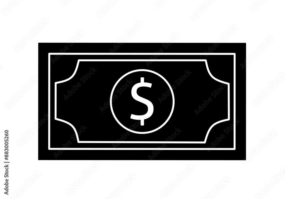 money icon vector on white background money icon vector on white background