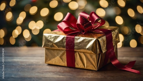 Wallpaper Mural A clean minimalist gift box wrapped Torontodigital.ca