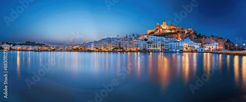 Eivissa Town, Ibiza at Dusk photo