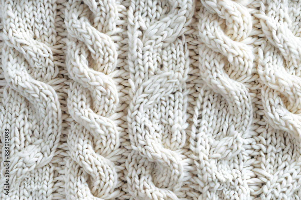 Cable knit background, soft white color, highly detailed Cable knit background, soft white color, highly detailed