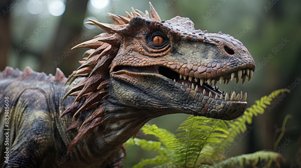A dinosaur in the forest hd wallpaper 8k A dinosaur in the forest hd wallpaper 8k