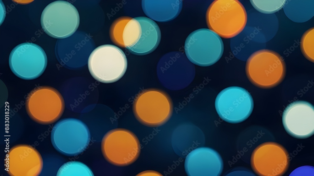 abstract background with bokeh Generative AI abstract background with bokeh Generative AI