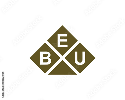 BEU logo design vector template. BEU letter logo design.