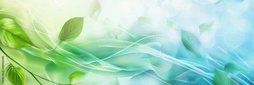 Abstract Green and Blue Nature Background Abstract Green and Blue Nature Background