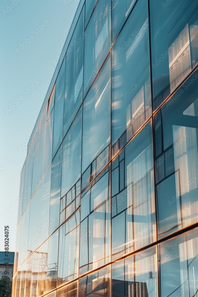 Glass Building Facade, Modern Architecture Glass Building Facade, Modern Architecture